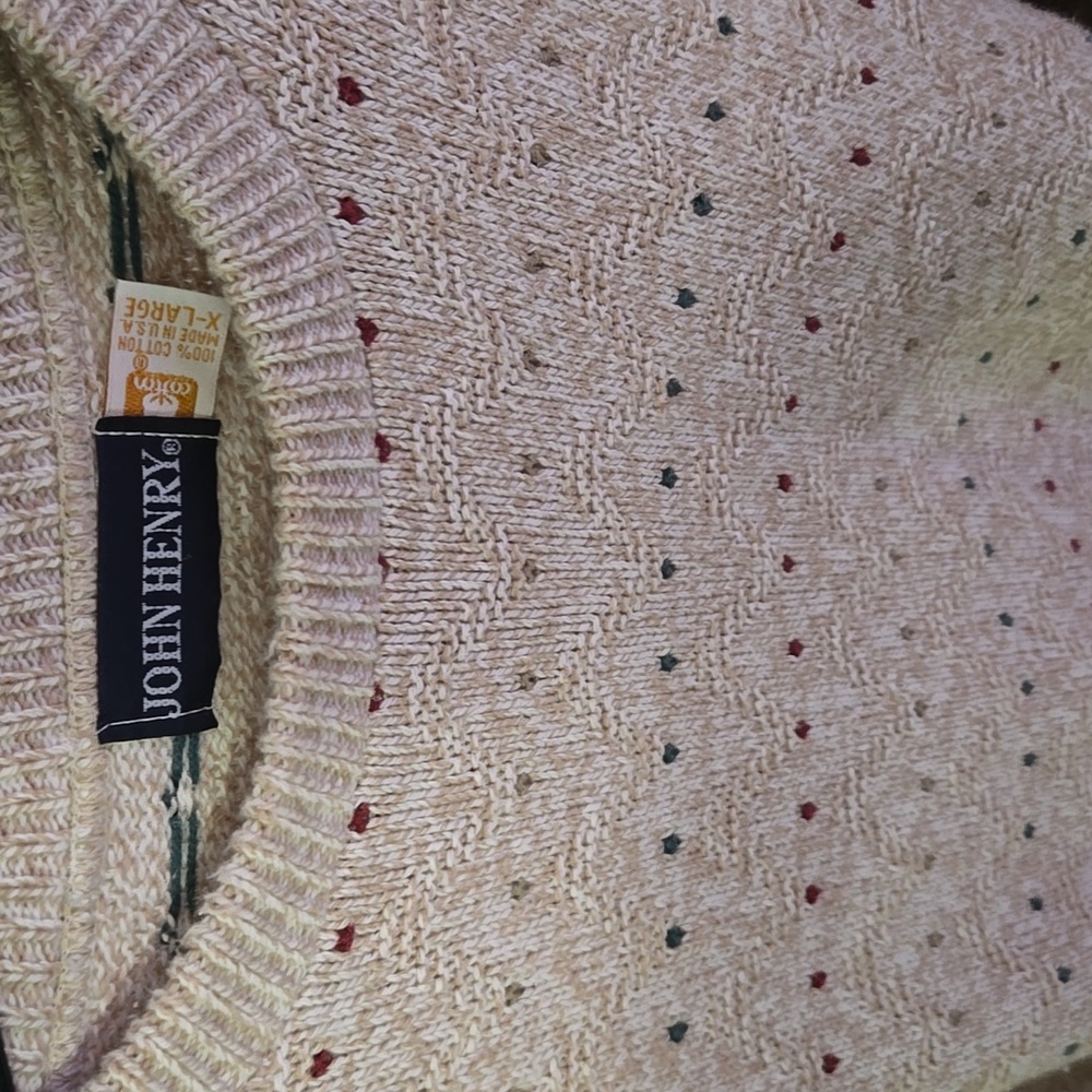 John Henry Cream Sweater - Picture 6 of 9